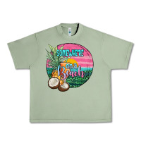 Oil Green somewhere on a beach Urban Heavy Tee - JahusDesignShop
