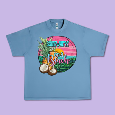 Somewhere On A Beach Urban Heavy Tee Designed By Jahusdesignshop