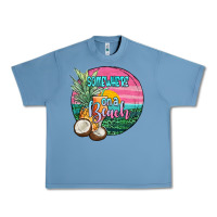 Pebble Blue somewhere on a beach Urban Heavy Tee - JahusDesignShop