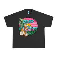 Pigment Black somewhere on a beach Urban Heavy Tee - JahusDesignShop