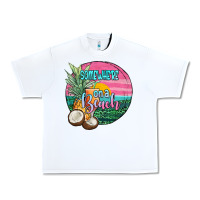 White somewhere on a beach Urban Heavy Tee - JahusDesignShop