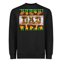 Black Football Dad Tumbler Heavyweight Sweatshirt - BundleAndBundleShop