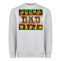 Heather Grey Football Dad Tumbler Heavyweight Sweatshirt - BundleAndBundleShop