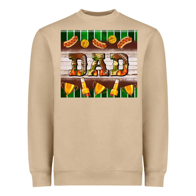 Football Dad Tumbler Heavyweight Sweatshirt by BundleAndBundleShop | Teevron