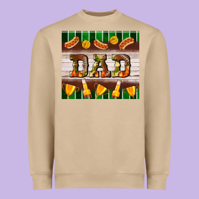 Football Dad Tumbler Heavyweight Sweatshirt Designed By Bundleandbundleshop