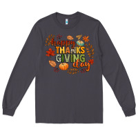 Smoke happy thanksgiving day Long Sleeve Tee - CowGirlArtShop
