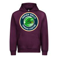Mauve Wine indian wells tennis center Urban Hoodie - lanVoArt