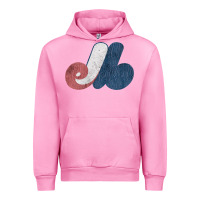 Fuchsia Pink montreal expos Urban Hoodie - lanVoArt