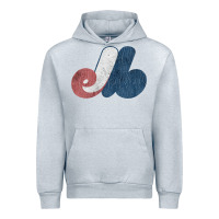 Heather Grey montreal expos Urban Hoodie - lanVoArt