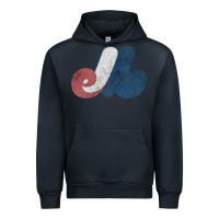 Navy montreal expos Urban Hoodie - lanVoArt