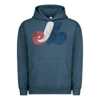 Pigment Midnight Navy montreal expos Urban Hoodie - lanVoArt