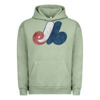 Pigment Oil Green montreal expos Urban Hoodie - lanVoArt