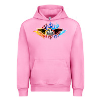 Fuchsia Pink se bikes bmx bicycle on fire sport blue red Urban Hoodie - lanVoArt