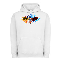 Pigment Lunar Rock se bikes bmx bicycle on fire sport blue red Urban Hoodie - lanVoArt