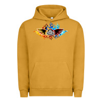 Pigment Peanut Butter se bikes bmx bicycle on fire sport blue red Urban Hoodie - lanVoArt
