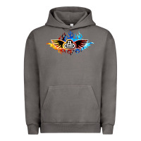 Pigment Tornado se bikes bmx bicycle on fire sport blue red Urban Hoodie - lanVoArt