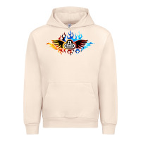Sandshell se bikes bmx bicycle on fire sport blue red Urban Hoodie - lanVoArt