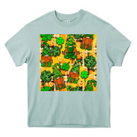 Arona St. Patricks gnomies seamless pattern Heavy Core Tee - BundleAndBundleShop