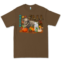 Cacao Hello Fall Merino Wool Sheep Premium Tee - LillyAllenDesigns
