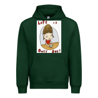 Forest Green life is only one Urban Hoodie - lanVoArt
