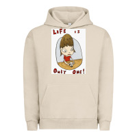 Pigment French Oak life is only one Urban Hoodie - lanVoArt