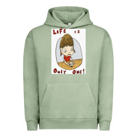 Pigment Oil Green life is only one Urban Hoodie - lanVoArt