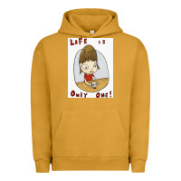 Pigment Peanut Butter life is only one Urban Hoodie - lanVoArt