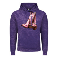 Cloud Purple Cowgirl boots Vintage Hoodie - HowdyJamesFarm