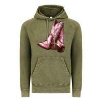 Vintage Olive Cowgirl boots Vintage Hoodie - HowdyJamesFarm