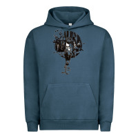 Pigment Midnight Navy scout trooper Urban Hoodie - lanVoArt