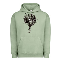 Pigment Oil Green scout trooper Urban Hoodie - lanVoArt