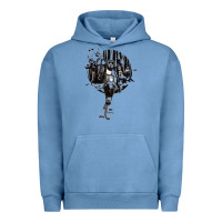 Pigment Pebble Blue scout trooper Urban Hoodie - lanVoArt