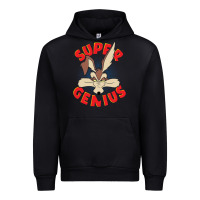 Black coyote super genius  1 Urban Hoodie - lanVoArt