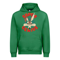 Emerald coyote super genius  1 Urban Hoodie - lanVoArt