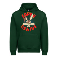 Forest Green coyote super genius  1 Urban Hoodie - lanVoArt
