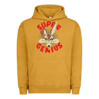 Pigment Peanut Butter coyote super genius  1 Urban Hoodie - lanVoArt