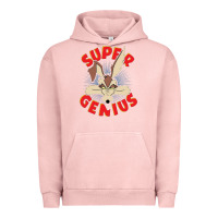 Pigment Salmon coyote super genius  1 Urban Hoodie - lanVoArt