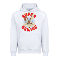 White coyote super genius  1 Urban Hoodie - lanVoArt
