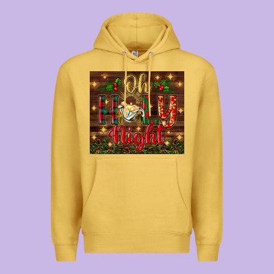 Oh Holy Night Premium Hoodie Designed By Bundleandbundleshop