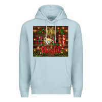 Blue Mist oh holy night Premium Hoodie - BundleAndBundleShop