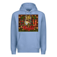 Colony Blue oh holy night Premium Hoodie - BundleAndBundleShop
