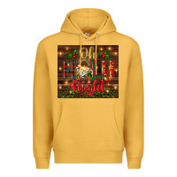 Mustard oh holy night Premium Hoodie - BundleAndBundleShop