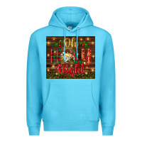 Ocean Blue oh holy night Premium Hoodie - BundleAndBundleShop