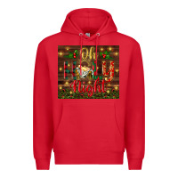 Red oh holy night Premium Hoodie - BundleAndBundleShop