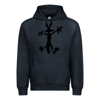 Navy coyote's hole 2 Urban Hoodie - lanVoArt
