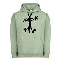 Pigment Oil Green coyote's hole 2 Urban Hoodie - lanVoArt