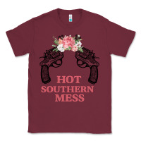 Burgundy Hot Southern Mess Classic Tee - Bettercallsaul