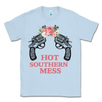 Dusty Blue Hot Southern Mess Classic Tee - Bettercallsaul