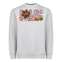 Easter Love Dog Paw Heavyweight Sweatshirt | Teevron