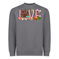 Storm Easter love dog paw Heavyweight Sweatshirt - BundleAndBundleShop